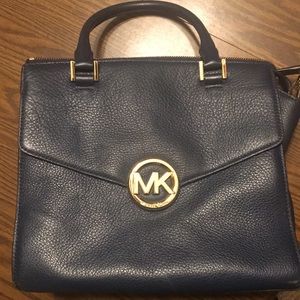 MK Michael Kors Navy Blue purse